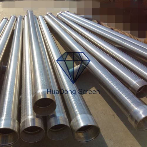 4'' 6'' 8'' 10'' Stainless Steel 304/316 Wire Wrapped Continuous Slot Screen For Oil Well/water Well