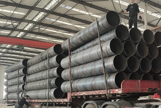 600mm Spiral Casing Pipe And Slotted Screen Pipe