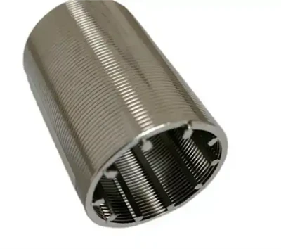 2023 Factory Price Wedge Wire Screen Tube Anti-cleaning Stainless Steel Winding Filter Element