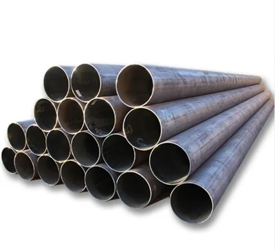 Custom Size Welded Steel Pipe Hot Rolled Black Carbon Steel Pipes 10# 1020 1045 Carbon Steel Pipe For Construction
