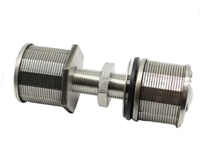 Factory 430 Stainless Steel Wedge Wire Nozzle Johnsons Filtering Screen Custom Filter Strainer Wedge Wire Mesh Screen