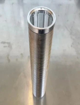 Factory Direct Sale Johnson Cylindrical Candle Filter Wedge Wire Screen Tubes