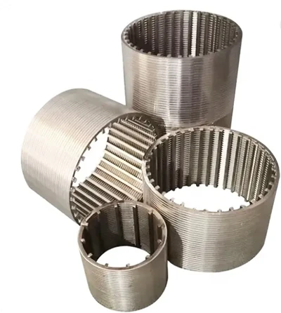 Non Magnetic Wedge Wire 0.25mm Slot Sand Control Screens Stainless Steel For Water Well Filter