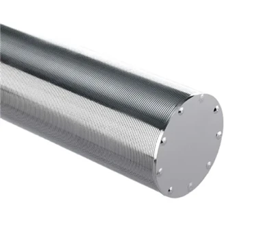 SS2205 SS2507 Wedge Wire Round Slotted Johnson Screen Sea Water Oil Well Filter Tube