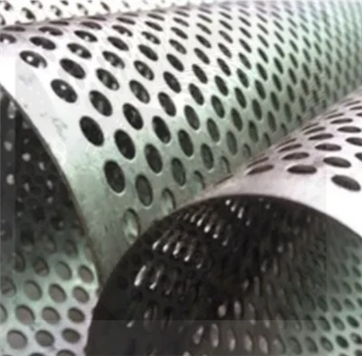 Stainless Steel Perforated Metal Mesh Screen Filter Pipe Tube