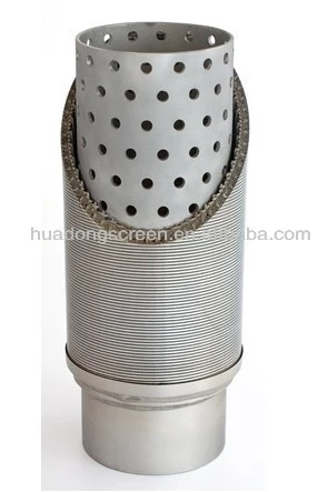 Stainless Steel Perforated Screen Tube For Drill Deep Well For Base Pipe