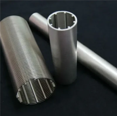 Stainless Steel Pipe Based Well Screen/two Layers Water Well Screen/ Reinforced Johnson Screen With Non-clogging Construction