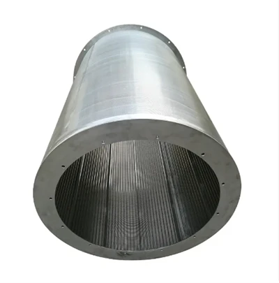 Stainless Steel Wedge Wire Filter Screen Basket Rotary Drum Filter For Koi Pond