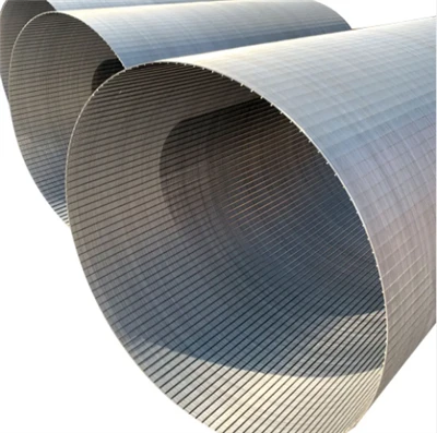 Stainless Steel Liquid Filter Wedge V Slotted Wire Stainless Steel 316 Sieve Cylinder Johnson Screen Filter