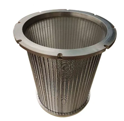 Stainless Steel 304 316 Centrifugal Screen Stainless Steel Filter Cylinders Self-cleaning Wedge Wire Screen