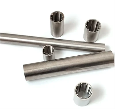 25 Micron Cylinder Slotted Sieve Stainless Steel Screen Pipe Johnson Tube Wedge Wire Scree