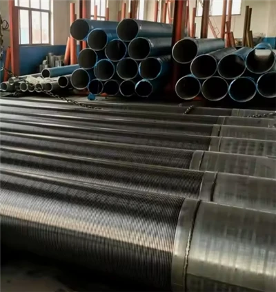 304/316 Stainless Steel Continuous Machine Slotted Wire Wound Water Well Bore Screen