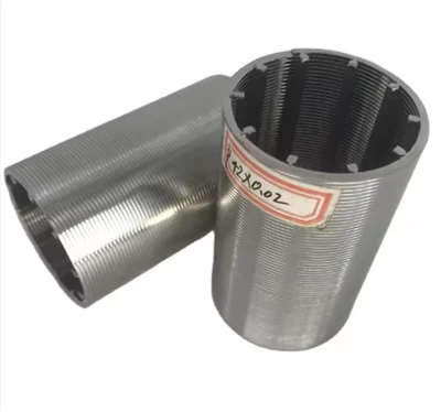 304 Stainless Steel Mine Sieve Plate Metal Filter Tube 316 Wedge Wire Screen Cylinder