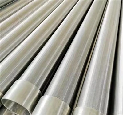 316L Stainless Steel 50um-200um Water Well Johnson Screen Wedge Wire Screen Metal Filter Screen For Oil Filtration Water Filter