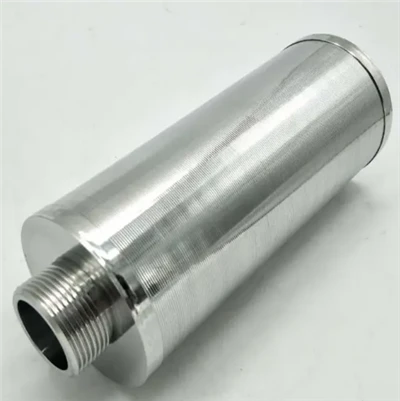 4" 6" 8" Diameter 304 Stainless Steel Wedge V Wire Pipe Johnson Wire Wrap Screen