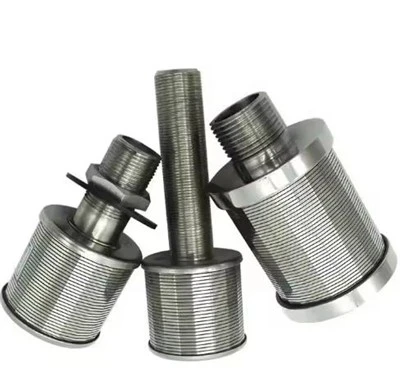 50 Micron Water Treatment Filter Nozzles SS Water Nozzle Strainer Johnson Wedge Wire Screen Pipe Tube