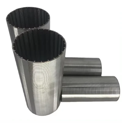 Filter Cylinder Stainless Steel Wedge Wire Screen With Welding Wire Wound Screen
