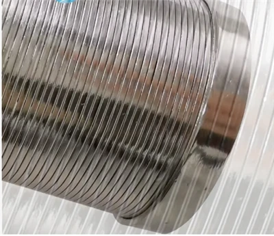 High Corrosion Resistance 6 Inches Stainless Steel Water Filtration Wedge Wire Wrapped Screen Pipe