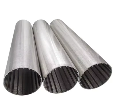 High Performance Custom Johnson Pipe Wedge Wire Wrapped Screen Wedge Wire Screen Panel
