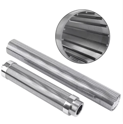 Metal Catalyst Production Weaving Wire Mesh Filter Media 304 Ss Waste Treatment Johnson Screen Tube Filter