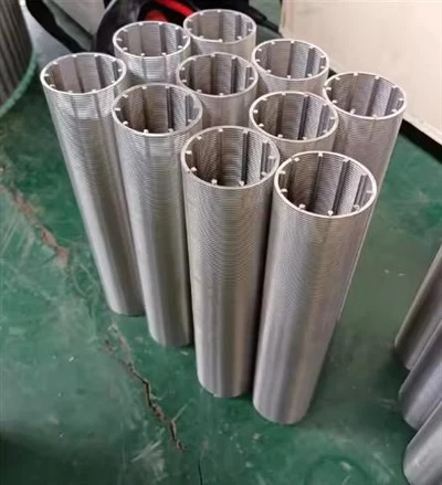 OD 33mm For Water Treatment Typical Stainless Steel 316L Wedge Wire Screen Filter Cylinders