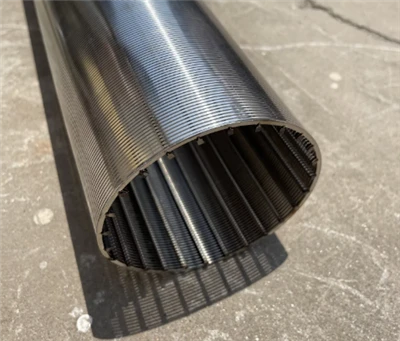 Perfect Round SS304 Stainless Steel Johnson Wedge Wire Screen Pipe