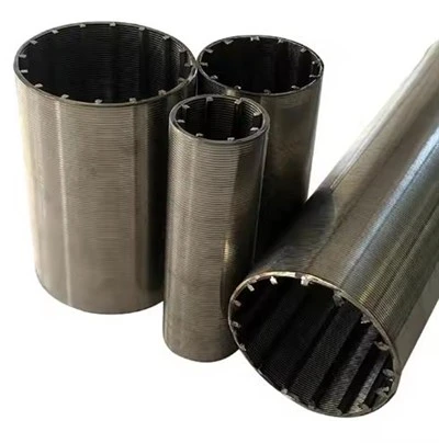 Stainless Steel 304 316 Screen Cone Trapezoidal Pressure Screen Wedge Wire Filter Element Tube