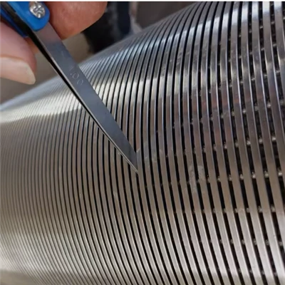 Stainless Steel 304 Mesh Wedge Wire Johnson Screen Tube For Water Well Sand Control