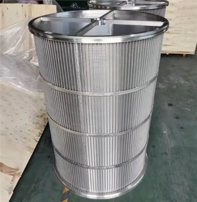 Stainless Steel And Hastelloy Alloy Continuous Slot Wedge Wire Screen Automatic Self-Cleaning Strainer For Filter Systems