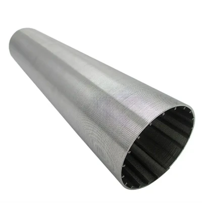 Stainless Steel Tubing Polished Customized Water Well Johnson Screen Wedge Wire Screen Metal Filter Screen