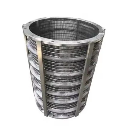 Stainless Steel Wedge Wire Cylinder Element For Cow Dung Wedge Wire Screen Filter Mesh For Animal Dung For Farm