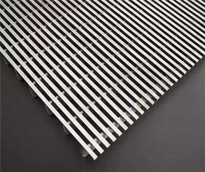 SUS304 316 316L Stainless Steel 0.5mm 1mm Slot Flat Wedge Wire Screen Coanda Screen For Centrifuges Andritz