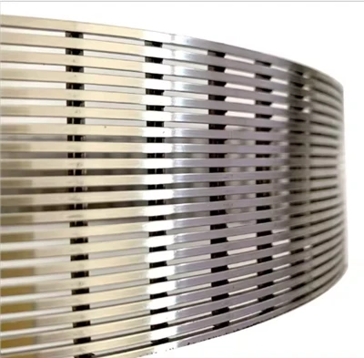 Wedge V Slotted Wire Stainless Steel 304 Sieve Cylinder Johnson Screen Filter With High Quality